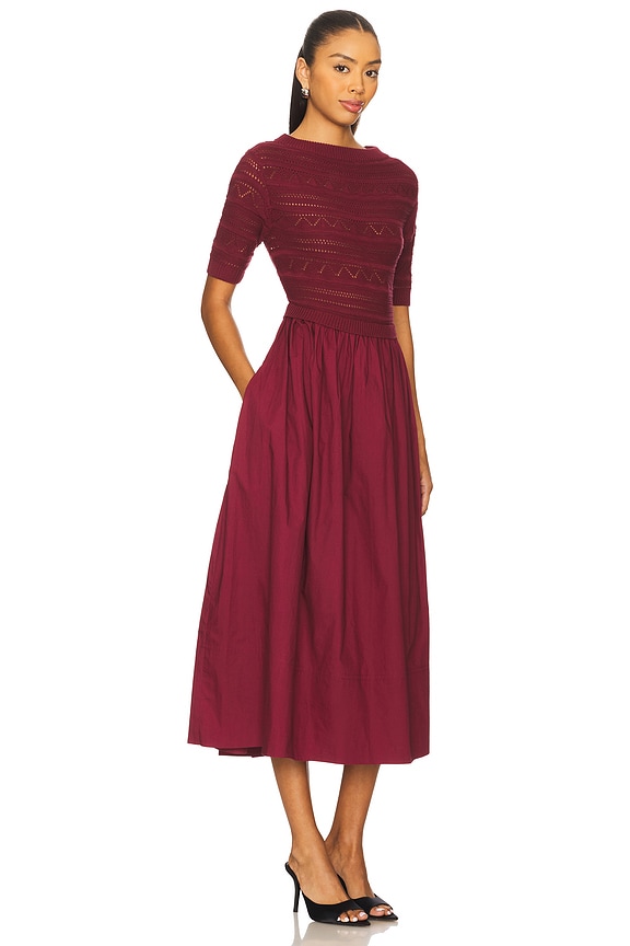 view 2 of 3 Ava Midi Dress in Zinfandel