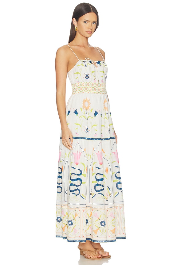 view 2 of 3 VESTIDO AL TOBILLO ADRIA in Montecito Print
