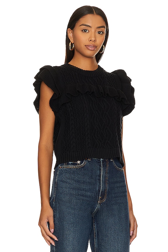 view 2 of 4 Zofia Sweater Vest in Black