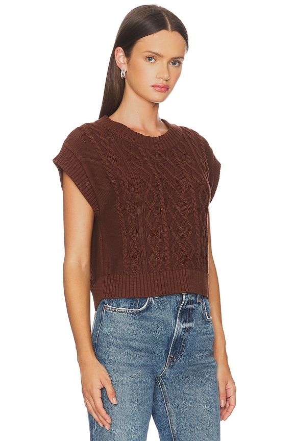 view 2 of 4 Gigi Sweater Vest in Cocoa