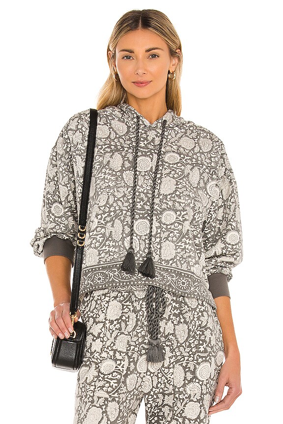 view 1 of 4 Jaidev Hoodie in Tonal Block Grey