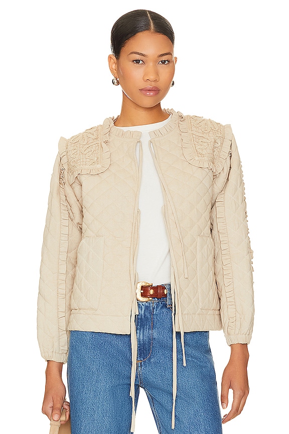 view 1 of 5 Frida Jacket in Oatmeal
