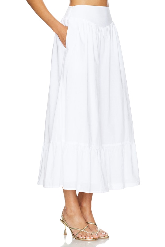 view 2 of 4 x REVOLVE Raelynn Ankle Skirt in White