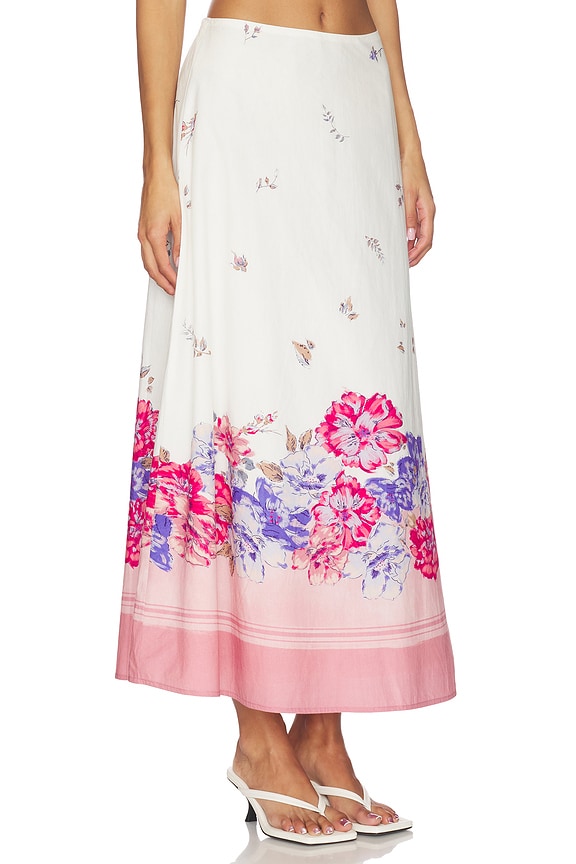 view 2 of 6 Shea Ankle Skirt in Camellia Print