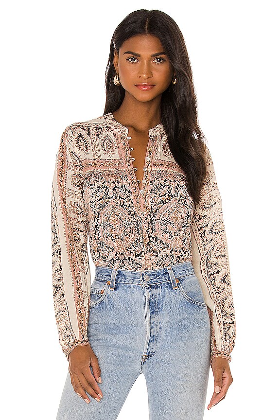 view 1 of 4 Rumi Blouse in Rishi Border