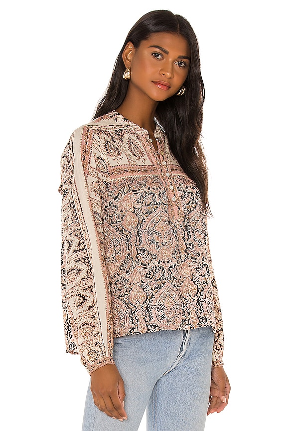 view 2 of 4 Rumi Blouse in Rishi Border