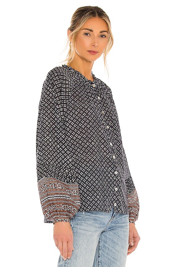 view 2 of 4 Alicia Blouse in Murda Block Print