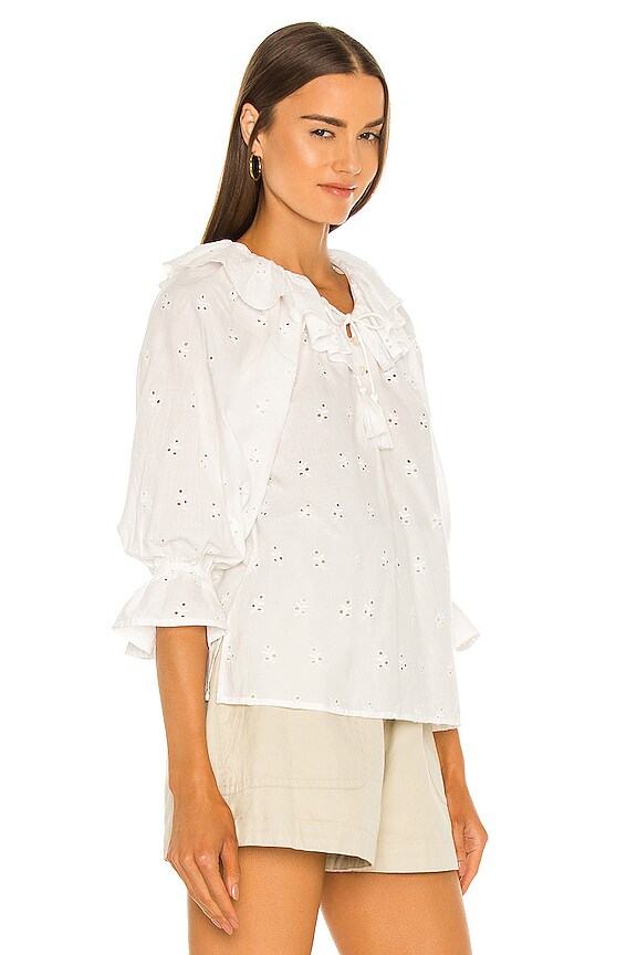 view 2 of 4 POPPY ブラウス in White
