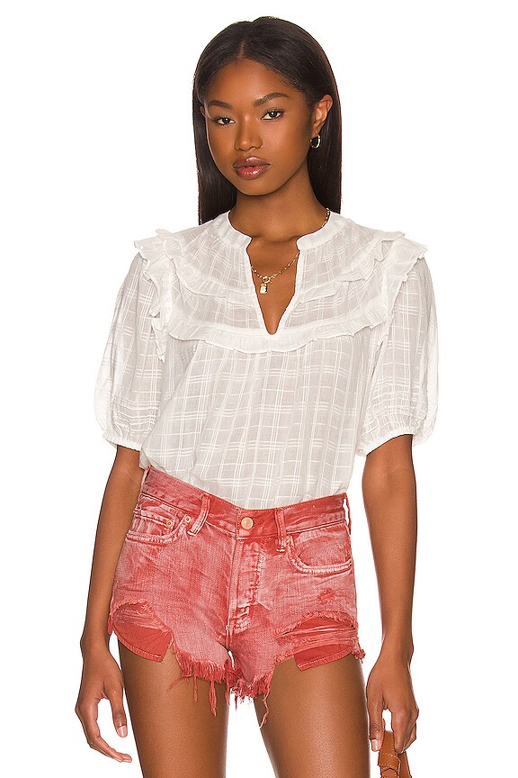 view 1 of 4 Lylah Blouse in White