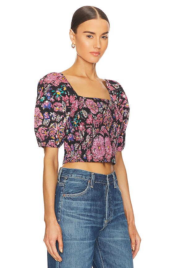 view 2 of 4 EVA ショートスリーブブラウス in Jolie Floral Print