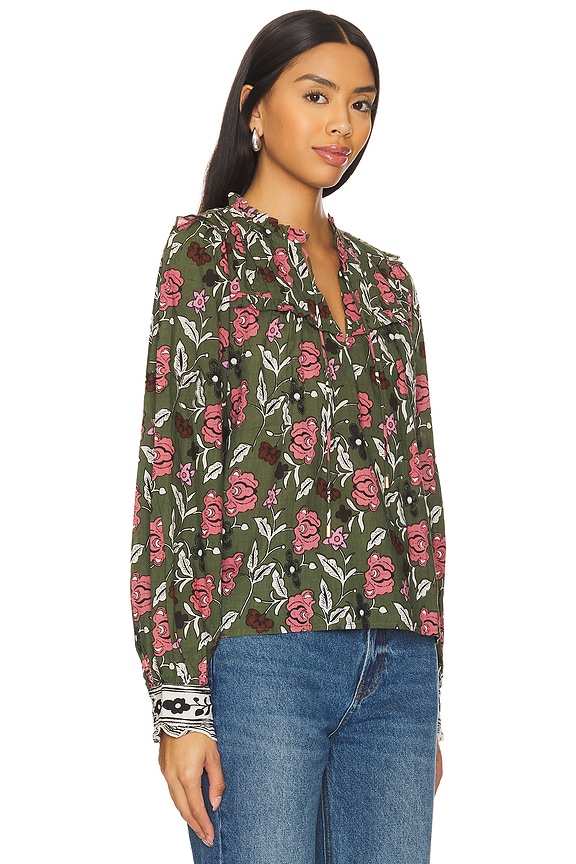 view 2 of 4 LENI ブラウス in Fiore Print