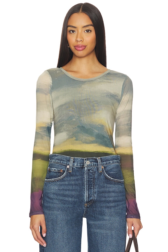 view 1 of 4 Dawn Top in San Bartolo Print