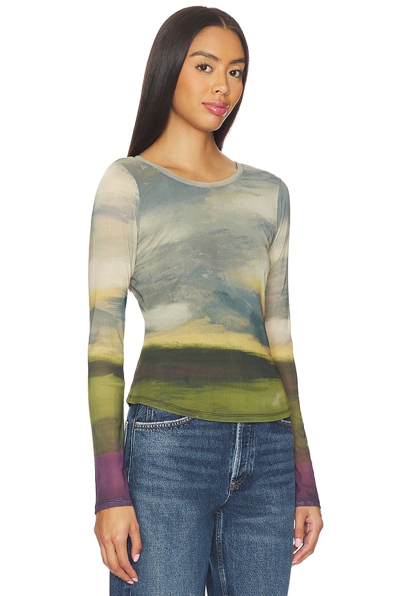 view 2 of 4 Dawn Top in San Bartolo Print