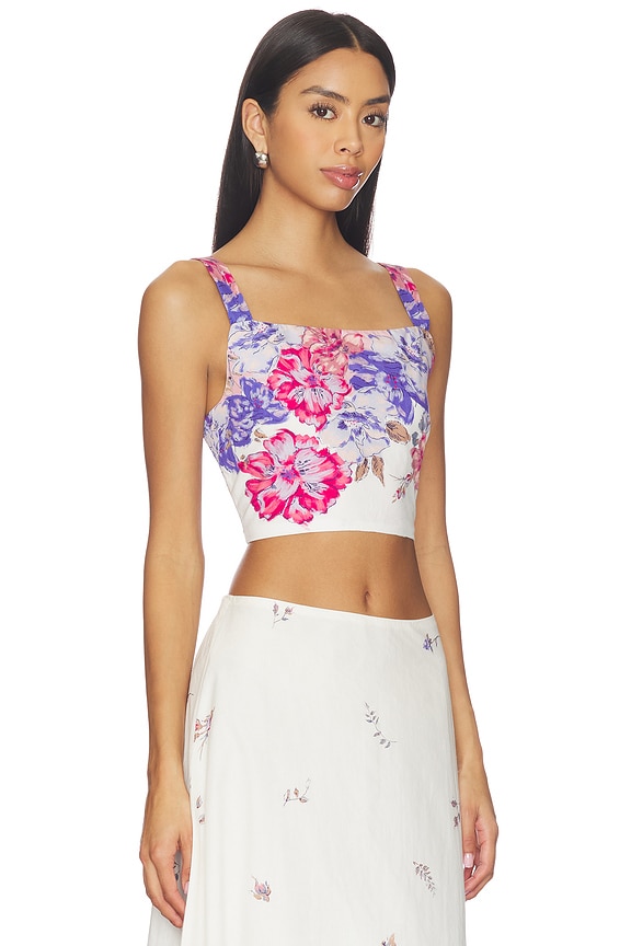 view 2 of 4 Jenni Top in Camellia Print