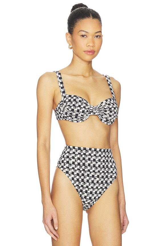 view 2 of 5 MAILLOT DE BAIN BECKETT in Ivory & Black