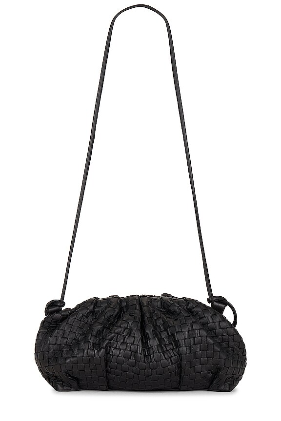 view 2 of 4 SAC À BANDOULIÈRE MINI GIGI WOVEN in Black