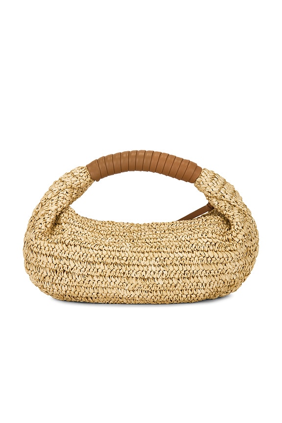 view 2 of 4 Julia Raffia Hobo Bag in Natural & Tan