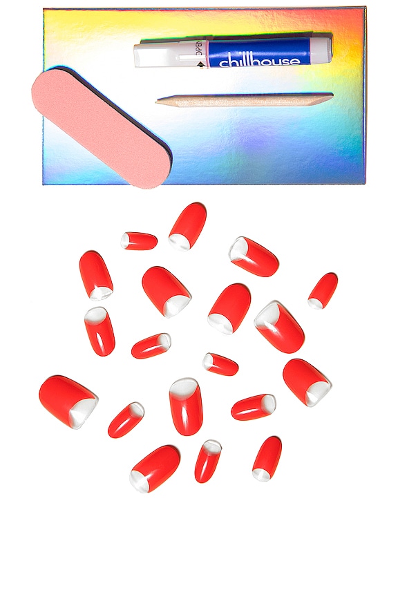 view 2 of 3 90's Supermodel Chill Tips Press-on Nails in 90's Supermodel