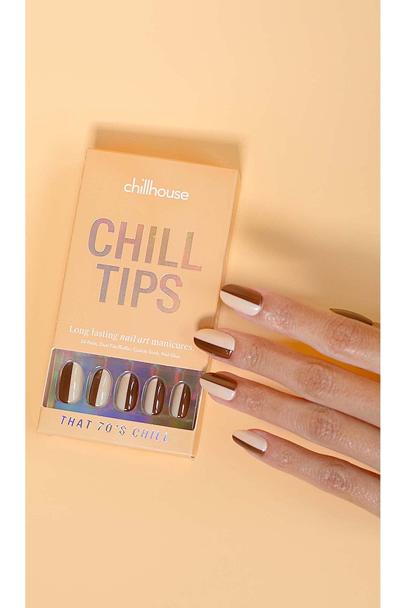view 2 of 3 That 70's Chill Chill Tips Press-On Nails in That 70's Chill