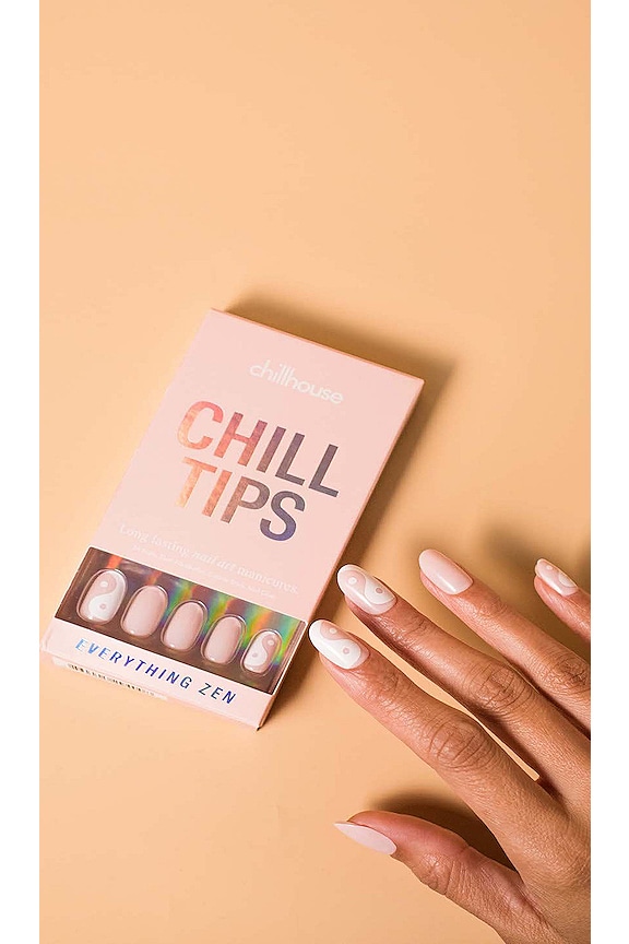 view 2 of 3 Everything Zen Chill Tips Press-On Nails in Everything Zen