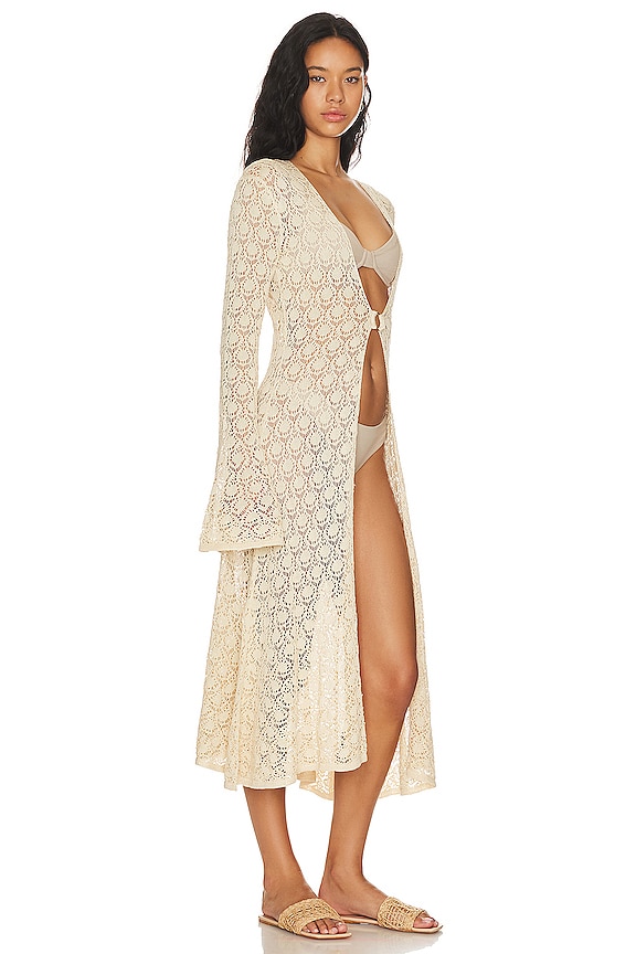 view 2 of 3 Amelie Coverup in White