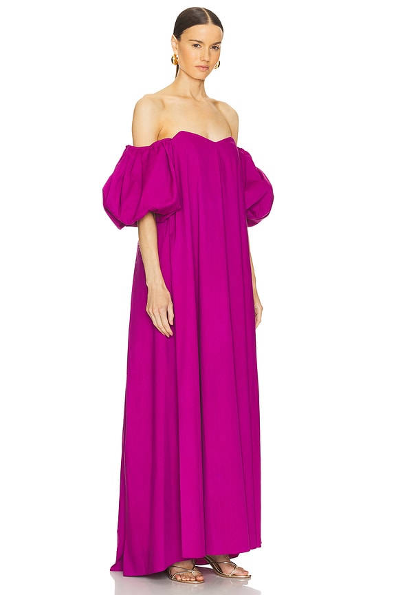 view 2 of 3 VESTIDO HOMBRO DESCUBIERTO PALMER in Bougainvillea
