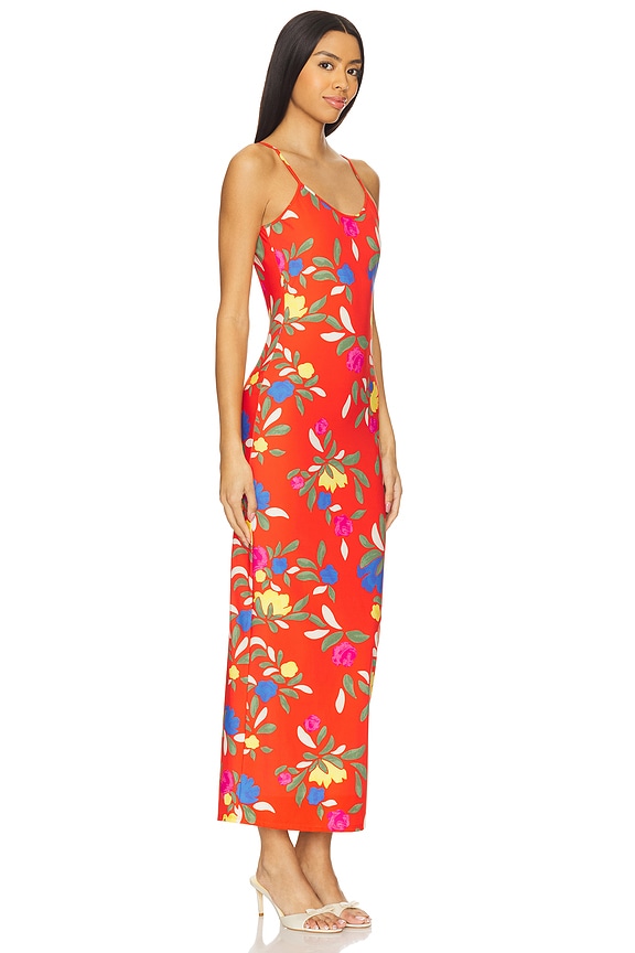 view 2 of 3 Melina Dress in Red Vintage Floral