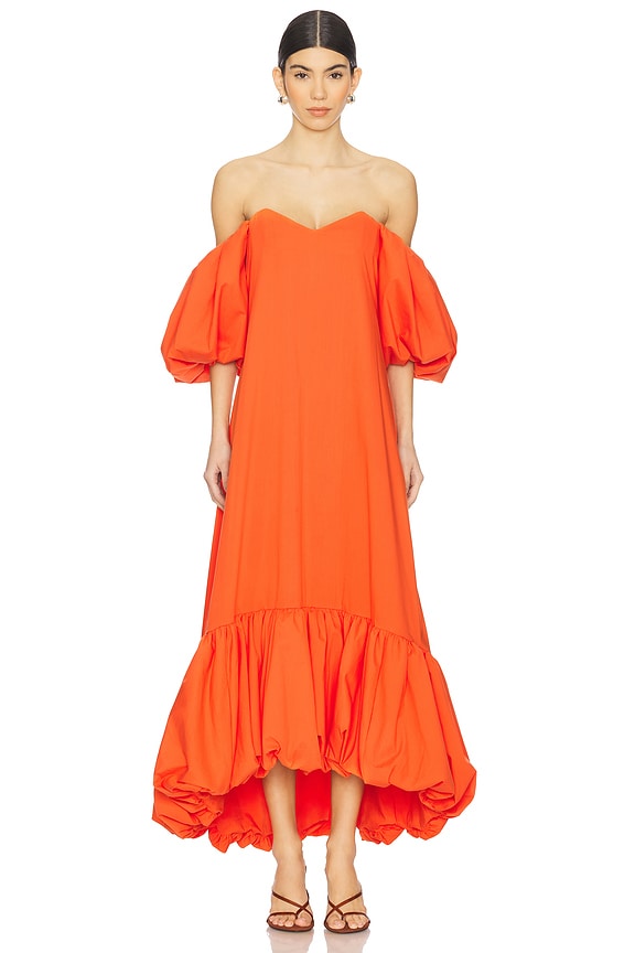view 1 of 3 Lucia Midi Dress in Flame