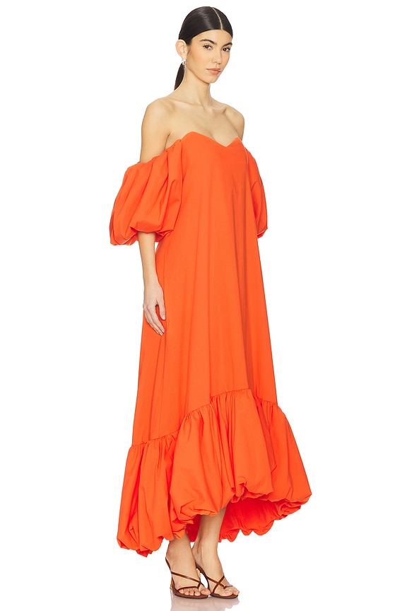 view 2 of 3 Lucia Midi Dress in Flame