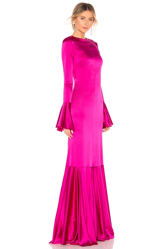 view 2 of 3 X REVOLVE Allonia Gown in Fuchsia