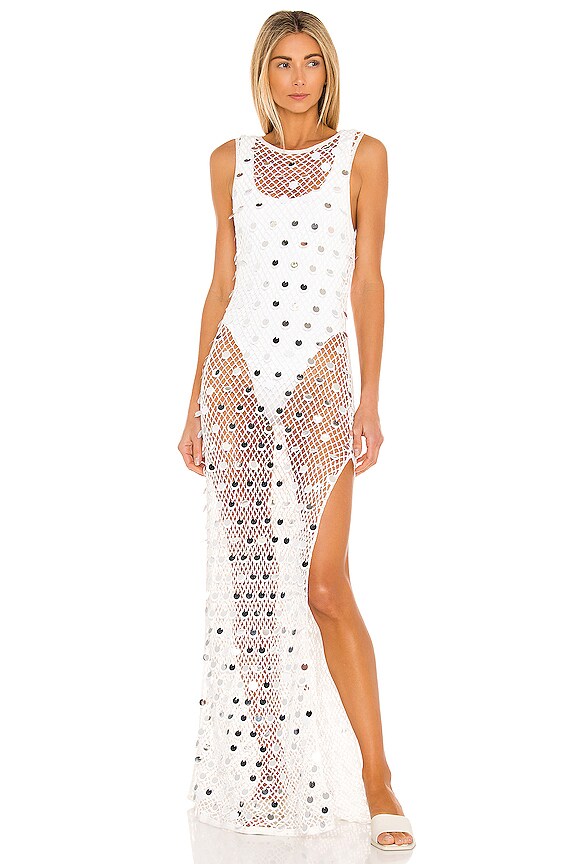 view 1 of 4 Crochet Cover Up in White