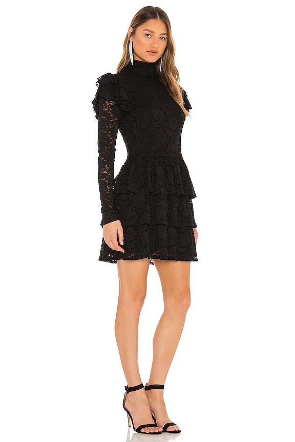 view 2 of 3 ROBE COURTE EMILY in Black