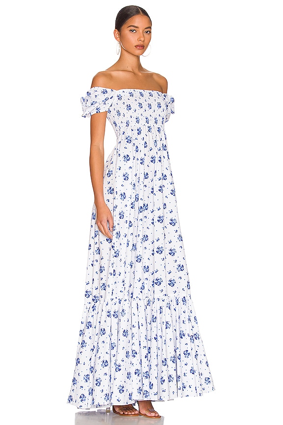 view 2 of 3 MAXIVESTIDO GIANNA in Blue Spot Floral