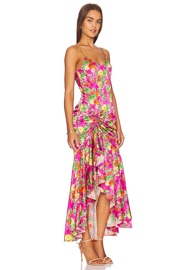 view 2 of 3 Holland Dress in Pink Summer Floral