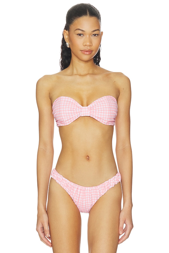 view 1 of 5 MAILLOT DE BAIN MARIA in Pink Gingham