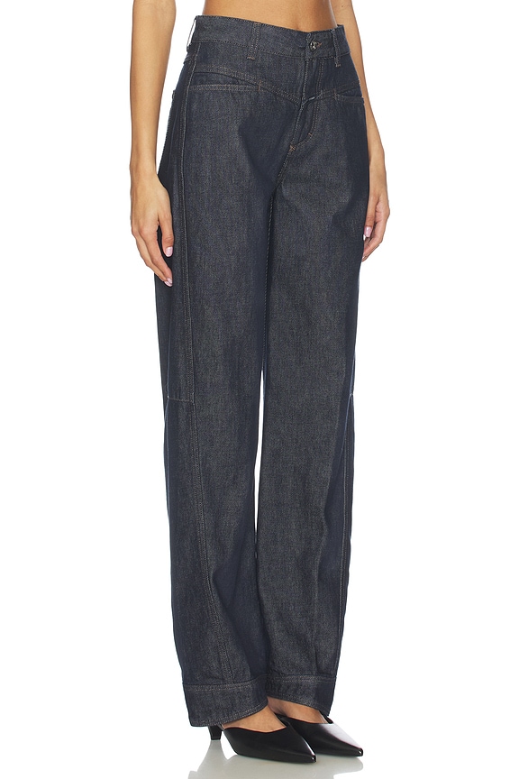 view 2 of 6 Lira Wide Leg Jeans in Dark Blue