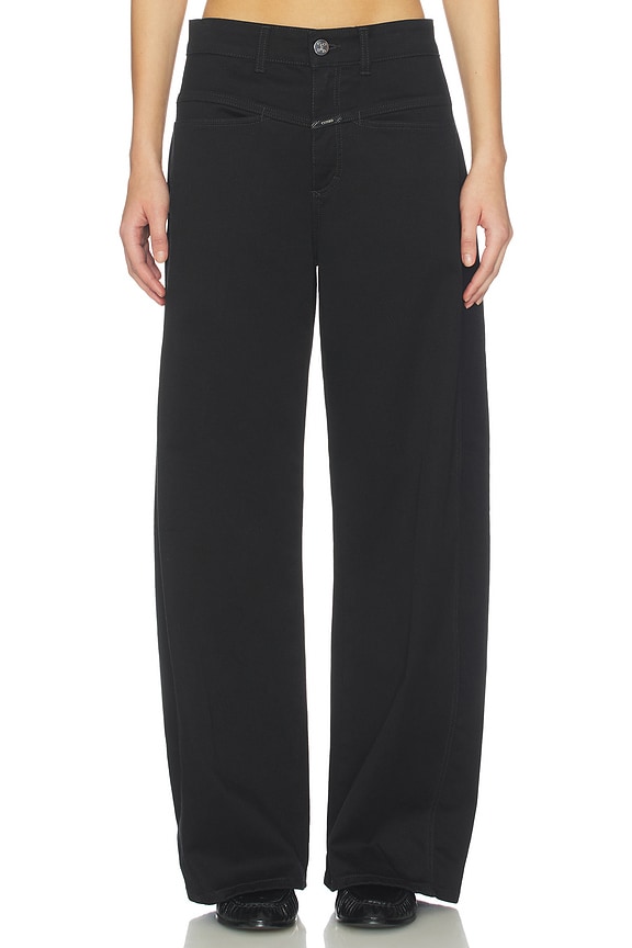 view 1 of 6 Tori Barrel Jeans in Black