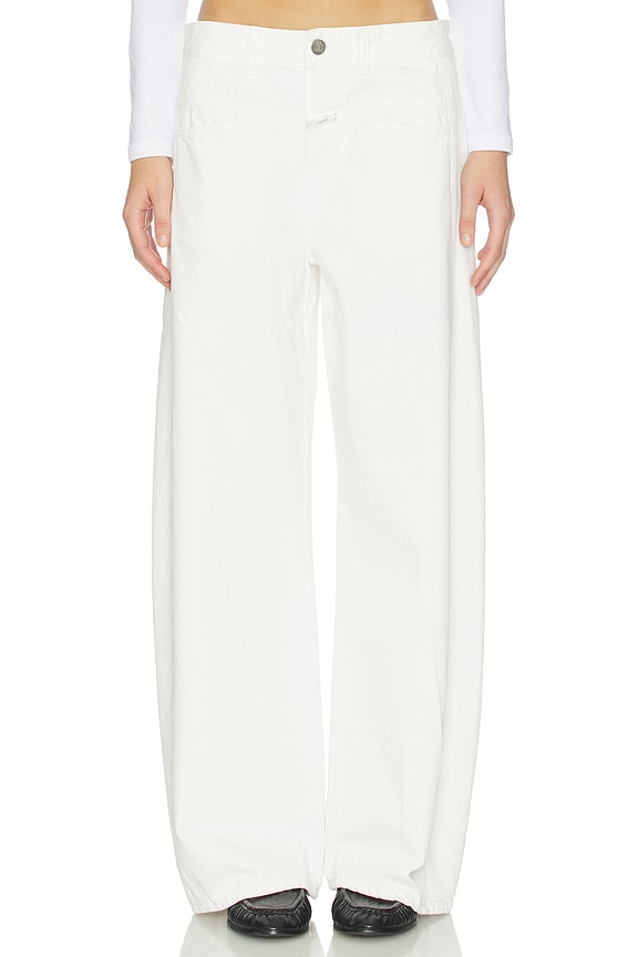 view 1 of 6 Tori Barrel Jeans in Ecru