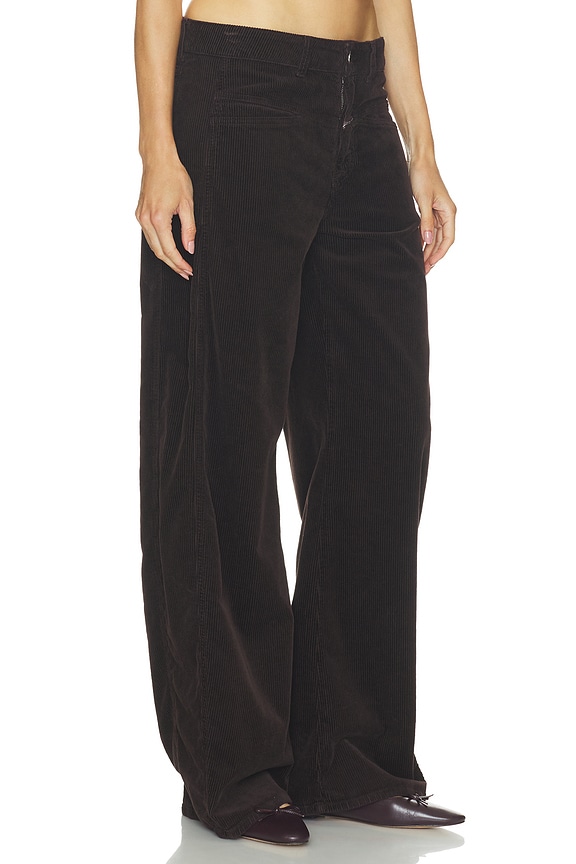 view 2 of 6 Tori-x Wide Leg Jeans in Cinder Brown