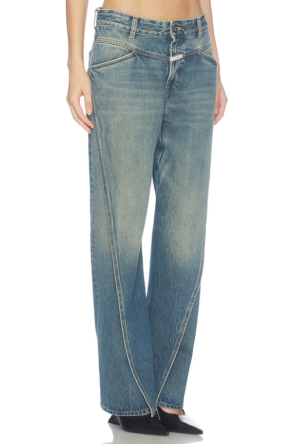 view 2 of 6 Cala-x Wide Leg Jeans in Dark Blue