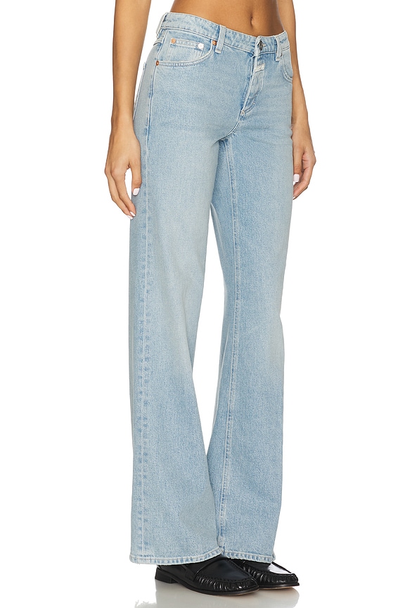 view 2 of 6 Gillan Wide Leg Jeans in Light Blue