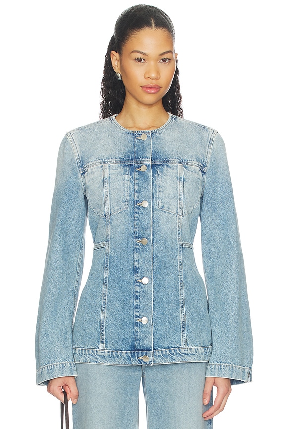 view 1 of 4 CHAQUETA in Light Blue