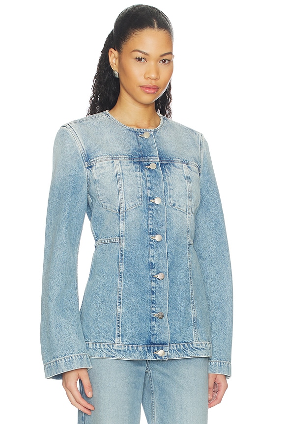 view 2 of 4 CHAQUETA in Light Blue