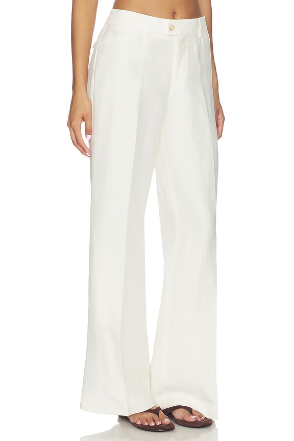 view 2 of 6 Flared Linen Pants in Flye