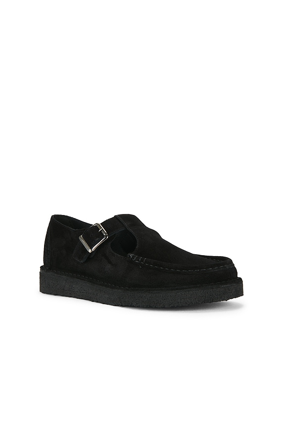 view 2 of 5 Nomad T-bar Loafer in Black Suede