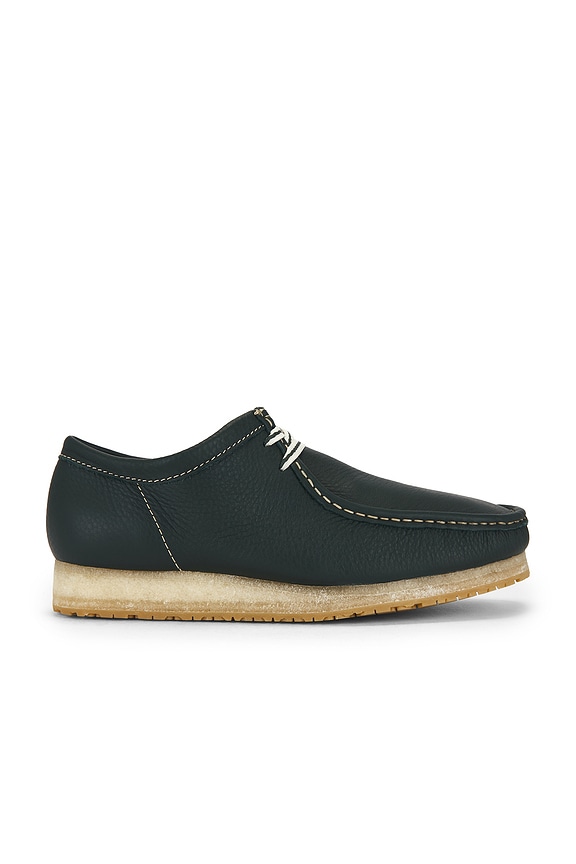 view 1 of 6 ЛОДОЧНЫЕ ТУФЛИ WALLABEE RB in Dark Green Lea