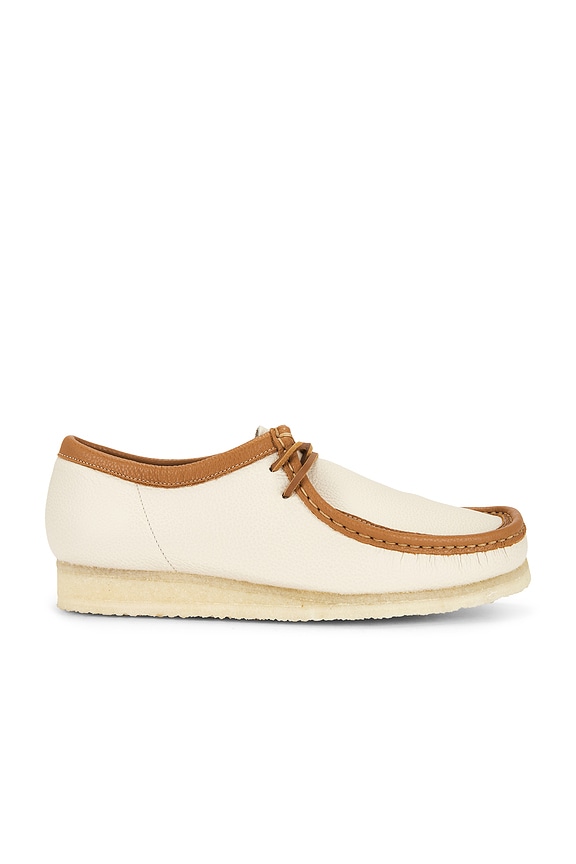 view 1 of 6 Wallabee in White Combi Lea