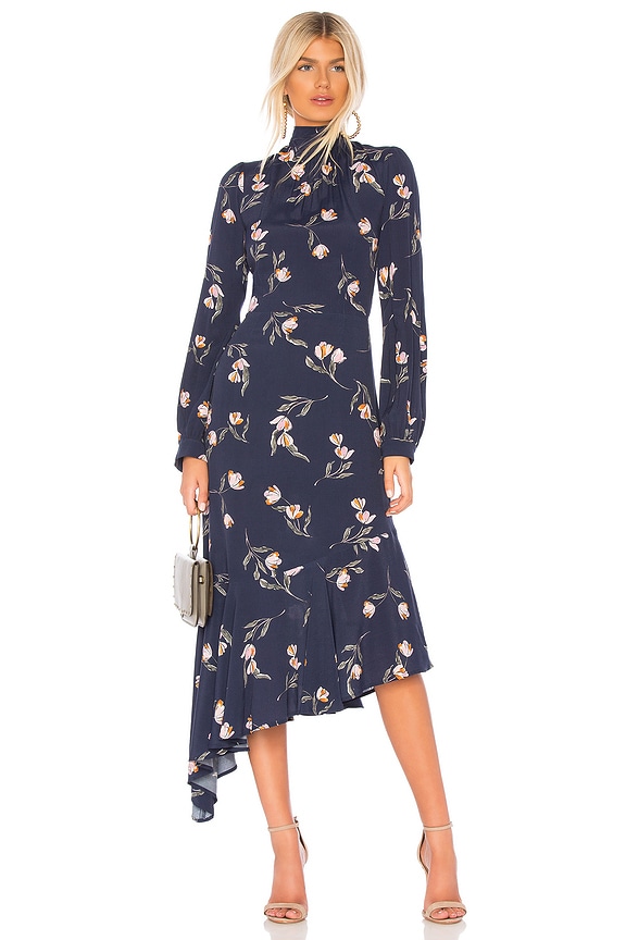 view 2 of 4 Brig Dress in Navy Tulip
