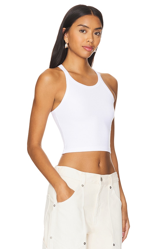 view 2 of 4 West Crop Tank in White