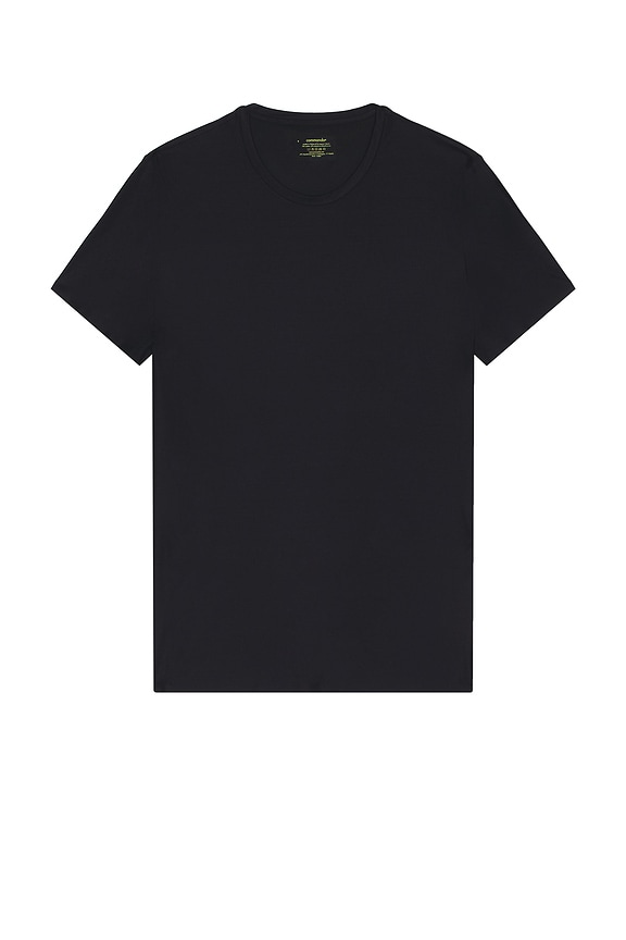 view 2 of 5 MICROFIBER 티셔츠 in Black & White